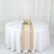 Burlap Jute 14"x106" Table Runner Natural With White Middle Lace - Rustic Vintage Tabletop Decor Runners PROstorez Default Title
