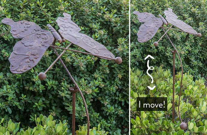 Metal Butterfly Garden Stake General DCI