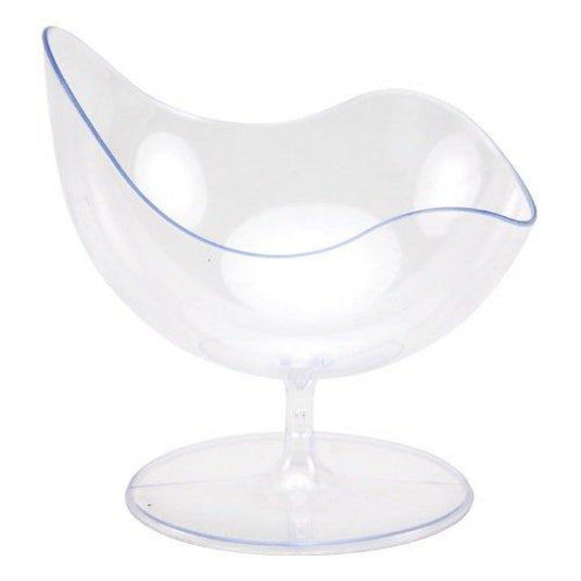 Lillian Tablesettings Mini Plastic Lazy Sunday Clear Serverware Lillian