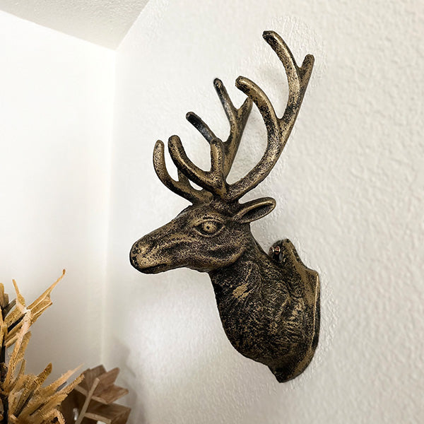 Wall Mounted Majestic Cast Iron Reindeer General TP