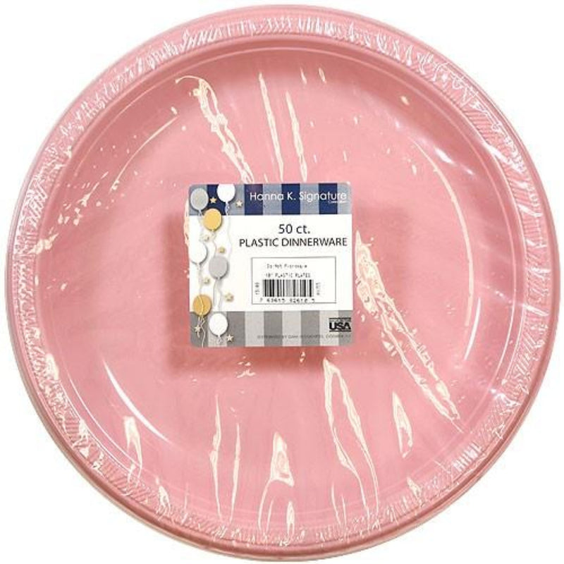 Load image into Gallery viewer, Hanna K. Signature Plastic Plates Pink 7&quot; Disposable Plates Hanna K
