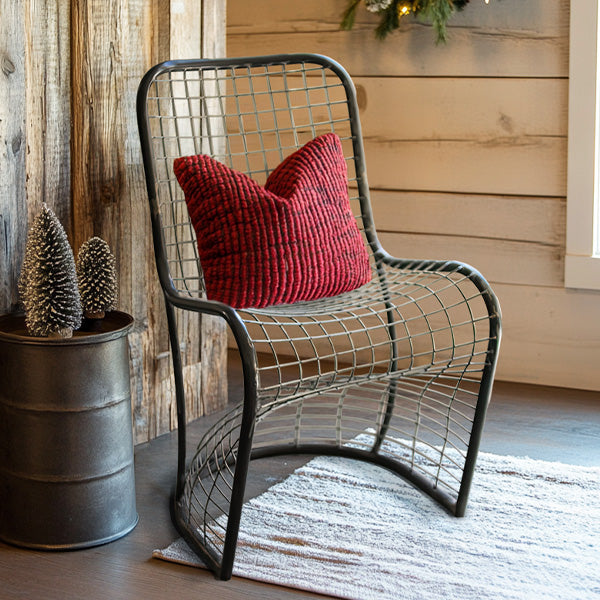 Woven Metal Accent Chair Whats trending KAL