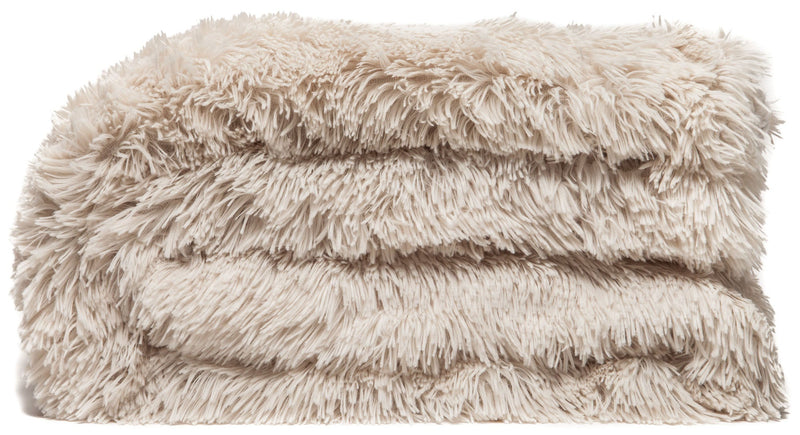 Load image into Gallery viewer, Solid Faux Long Fur Throw Blanket
