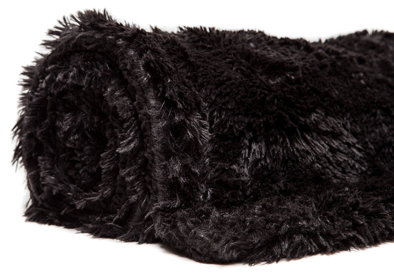 Load image into Gallery viewer, Solid Faux Long Fur Throw Blanket Collective Chanasya
