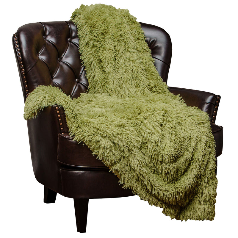 Load image into Gallery viewer, Solid Faux Long Fur Throw Blanket
