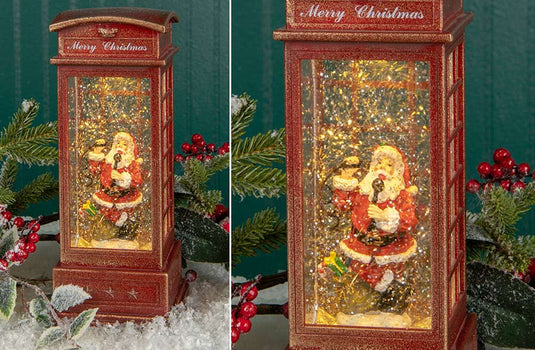 Spinning Water Light Up Christmas Snow Globes, Pick Your Style General DCI