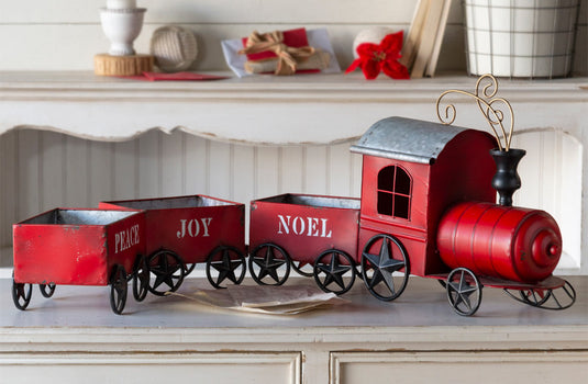 41 Inch Long Red Christmas Train General VIP