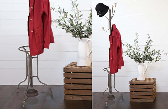 *HUGE* Metal Standing Coat Rack General UMA