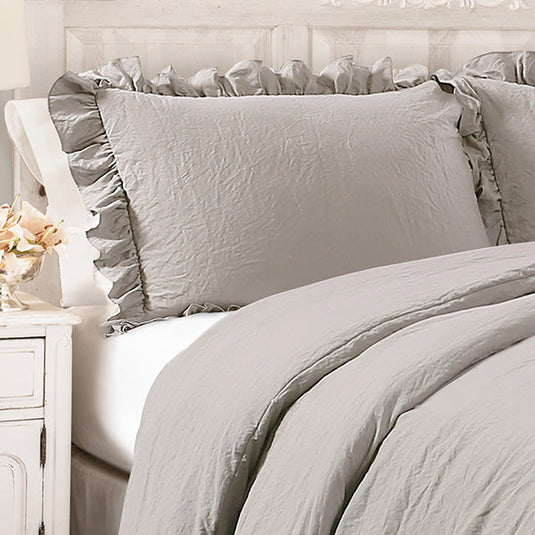 Spring Refresh Ruffled Edge Comforter Set, Choose Your Style/Size Whats trending THF