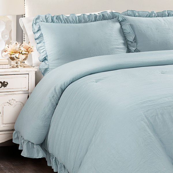 Load image into Gallery viewer, Spring Refresh Ruffled Edge Comforter Set, Choose Your Style/Size Whats trending THF
