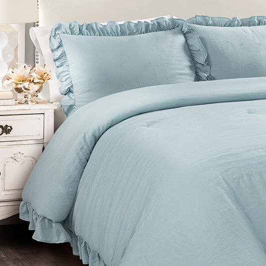 Spring Refresh Ruffled Edge Comforter Set, Choose Your Style/Size Whats trending THF