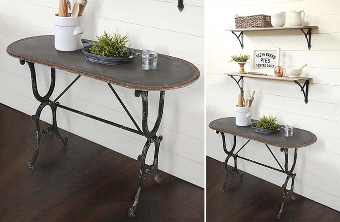 Antique Metal Console Table General UMA