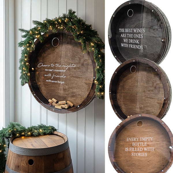 Load image into Gallery viewer, Wine Barrel Cork Display, Pick Your Style Gift SID
