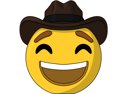 Sheriff emoji emoji Youtooz Collectibles