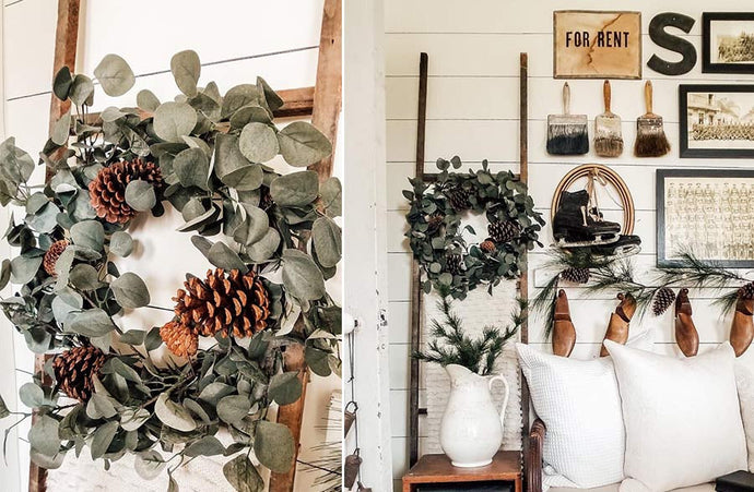 Eucalyptus Wreath With Pinecones General ABH