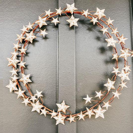 Aged Iron Star Wreath General ABH