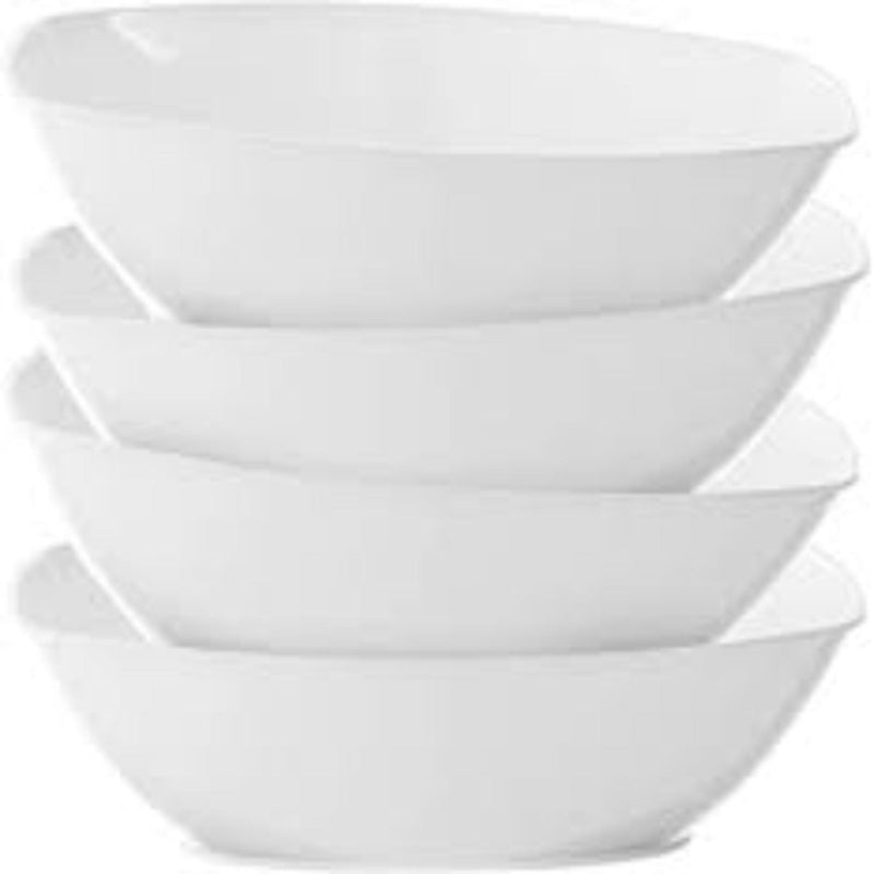 Load image into Gallery viewer, 80 oz White Plastic Oval Luau Bowl Serverware Hanna K Signature
