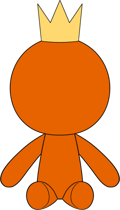 King Orange Plush (9in) Plush Youtooz Collectibles