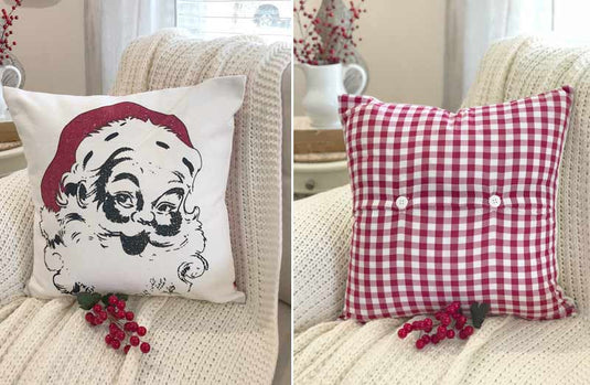 Vintage Santa Pillow General VHC