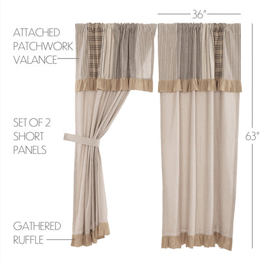 Feedsack Curtains, Pick Your Style General VHC