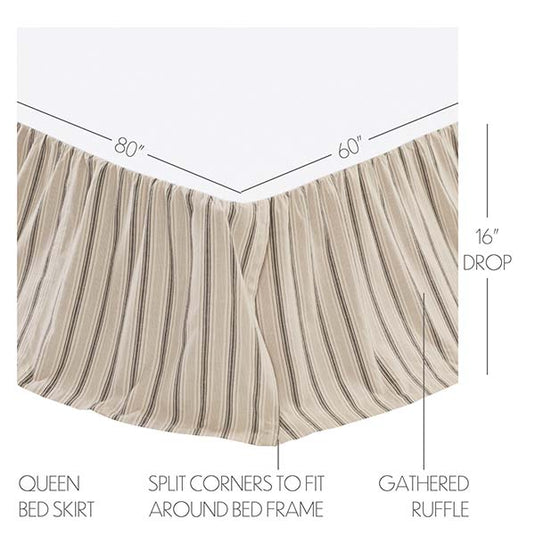 Feedsack Bed Skirt, Pick Your Size General VHC