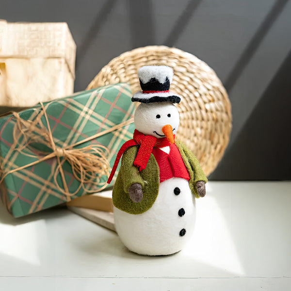 Load image into Gallery viewer, Felt Tabletop Snowman, Choose Your Style General KAL
