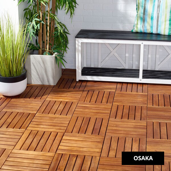 Load image into Gallery viewer, Interlocking Wooden Floor Tiles, Pick Your Style General SAF
