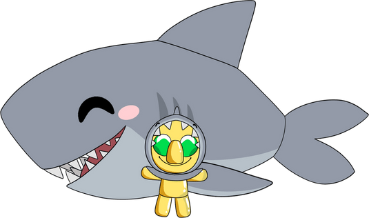 Foolish Gamers Shark Plush (1ft) Gaming Youtooz Collectibles