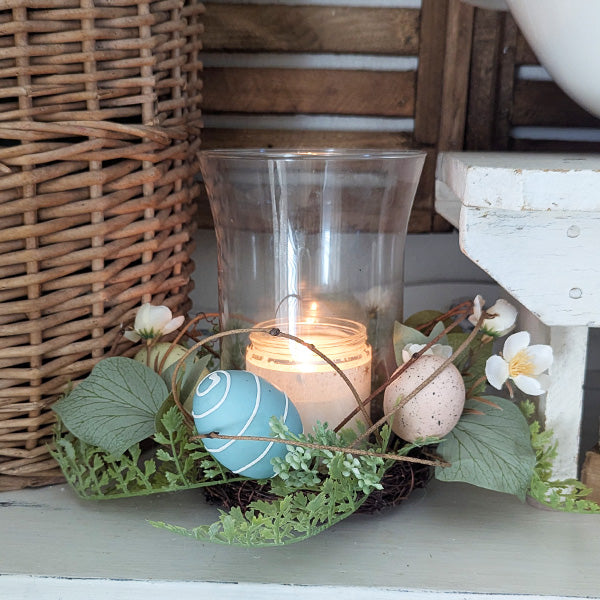 Easter Egg and Floral Candle Garland Shop ABH