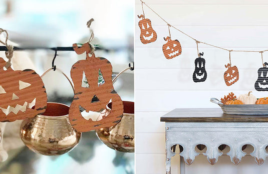 Metal Jack-O-Lantern Garland General DCI