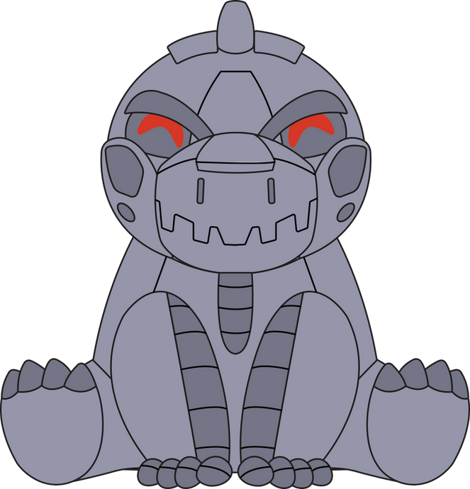 Mechagodzilla Plush (9in) Plush Youtooz Collectibles