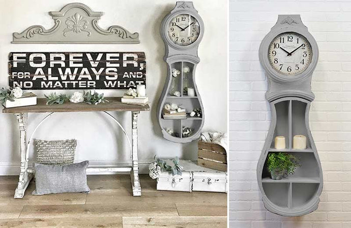 *HUGE* Distressed Mora Wall Clock General VIP