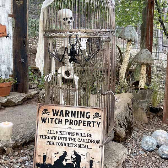 Warning Witch Property Sign Whats trending ABH