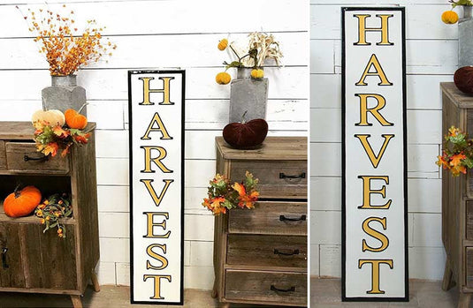 Chippy Enamel "Harvest" Sign General VIP