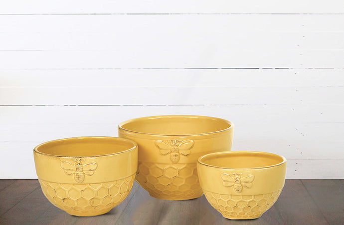 Honeycomb Nesting Bowls, Set of 3 General BI