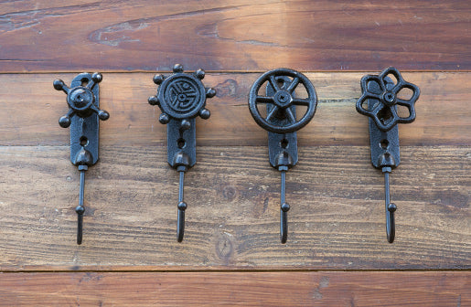 Cast Iron Faucet Hook Set Of 4 General PHC