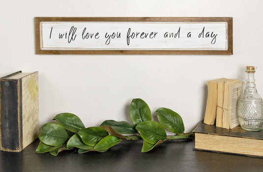 Rustic Wooden I Will Love You Sign General VIP