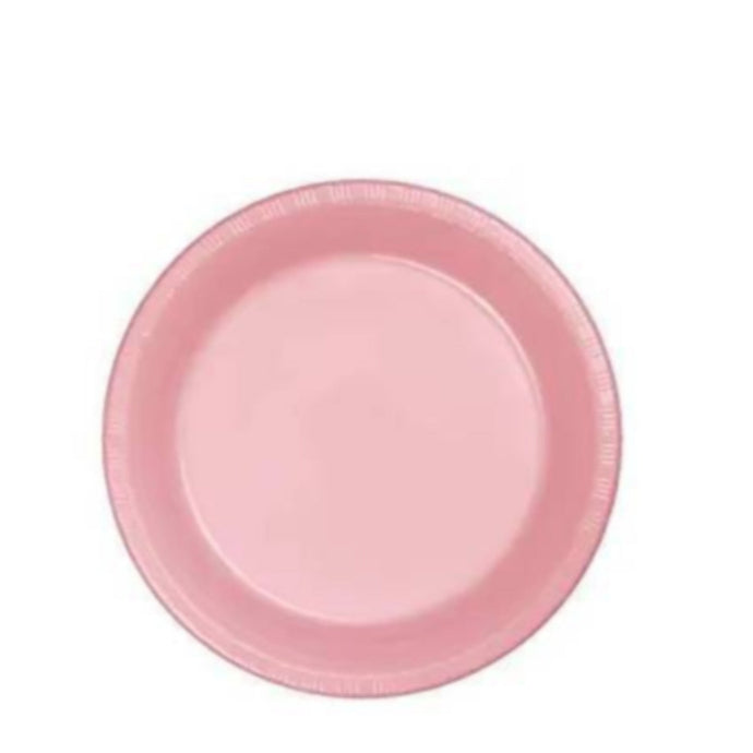 Hanna K. Signature Plastic Plates Pink 7