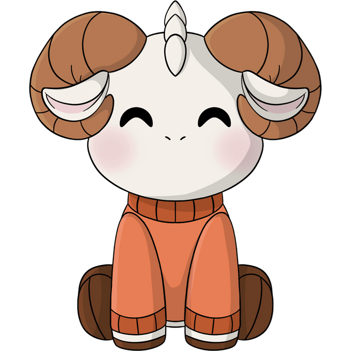 Jschlatt Orange Ram (1ft) Plush Youtooz Collectibles