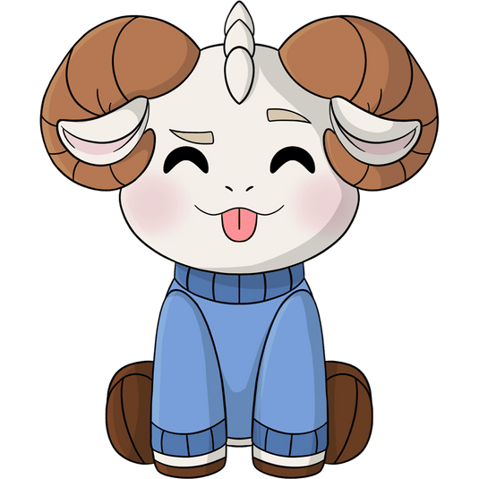 Jschlatt Tongue Out Ram (1ft) Plush Youtooz Collectibles