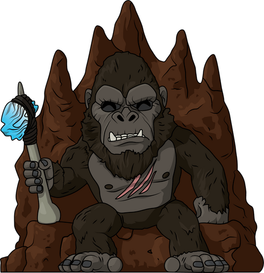 Kong on Throne Godzilla vs. Kong Youtooz Collectibles