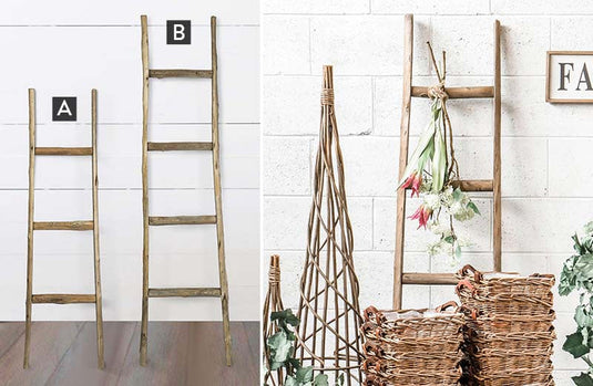 Natural Wood Blanket Ladders General WG