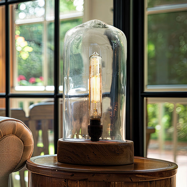 Vintage Inspired Wood Table Lamp Whats trending ABH