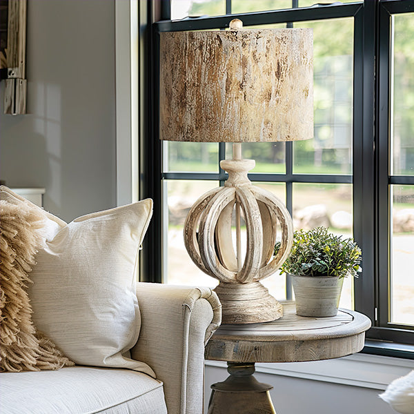 Load image into Gallery viewer, Distressed Farmhouse Lamp, Choose Your Style Whats trending CT
