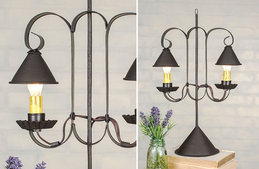 Lantern Inspired Hanging Double Lamp General CT