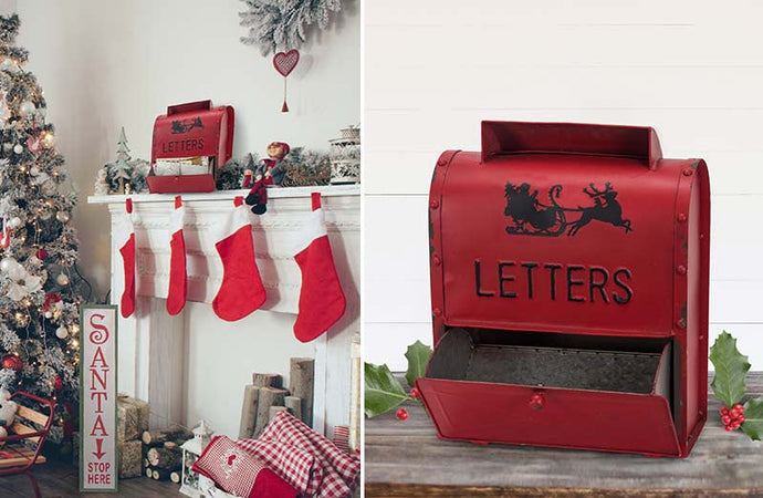 Metal Letters to Santa Post Box General DCI