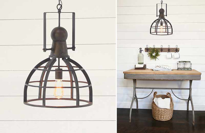 Caged Metal Pendant Lamp General UMA