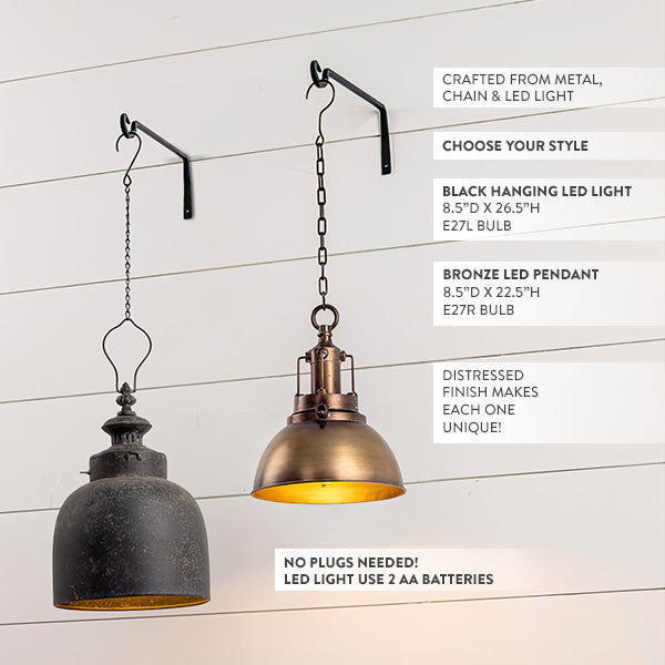 Load image into Gallery viewer, Antique Inspired Hanging LED Pendant Lights, Choose Your Style Whats trending RH
