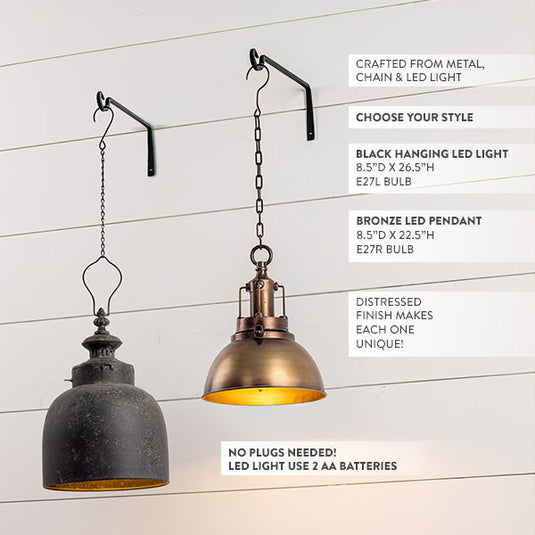 Antique Inspired Hanging LED Pendant Lights, Choose Your Style Whats trending RH