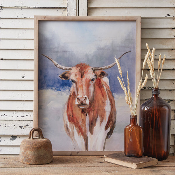 Load image into Gallery viewer, Bison and Longhorn Wall Art, Pick Your Style General CT
